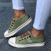 Women Plus Size Elastic Band Slip On Round Toe Casual Daily Loafers