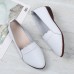 Women Lace Trim Comfy Soft Sole Casual Slip On Flats Loafers