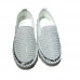 Women Plus Size Rhinestone Decoration Breathable Slip On Comfy Casual Flats