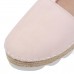 Womens Strappy Espadrilles Plus Size Casual Solid Color Summer Platform Sandals