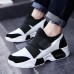 Wish Hot Sale Unisex Sports Shoes Couple Running Shoes Men Casual Strap Shoes