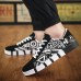 New Arrival Spring and Summer Fashion Personality Printed Breathable Casual Canvas Skate Shoes