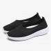 Women Casual Comfortable Knitted Lightweight Soft Sole Slip-on Sneakers