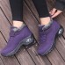 Women Outdoor Mesh Warm Lining Hook Loop Cushion Platform Sneakers