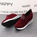 Women Casual Shoes Thick Bottom Hidden Heel Sneakers